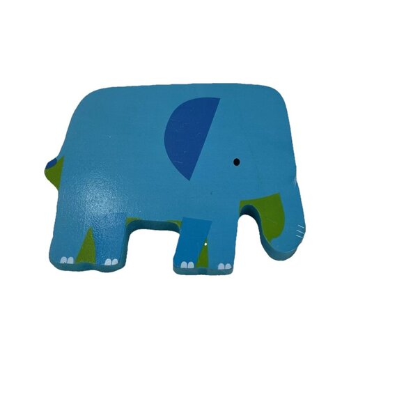 Set of 6 Wooden Farm Animal Blocks Toys Preschool Kids Homeschool Educational - Picture 2 of 14